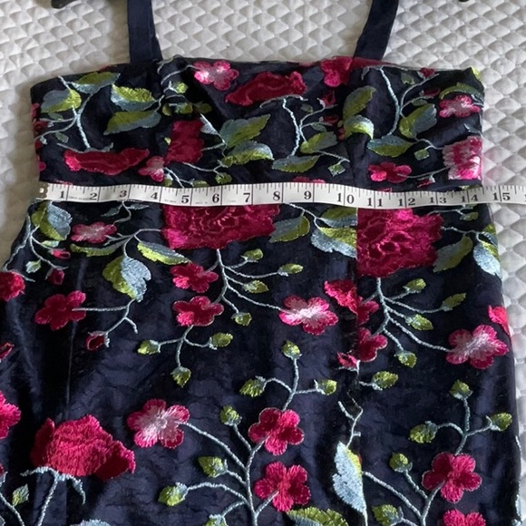 Sam Edelman Navy Dress with Floral Design - Picture 9 of 12